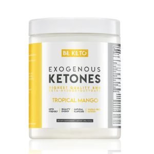 BE KETO Exogene Ketone BHB Tropical Mango 150g Made in Europe