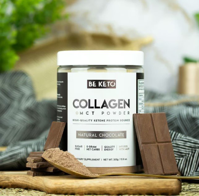 Kollagen + MCT-Öl Natürliche Schokolade 300g Typ-I Haare, Haut und Nagel 2 Kollagen + MCT-Öl Natürliche Schokolade 300g Typ-I Haare, Haut und Nagel – Bild 2