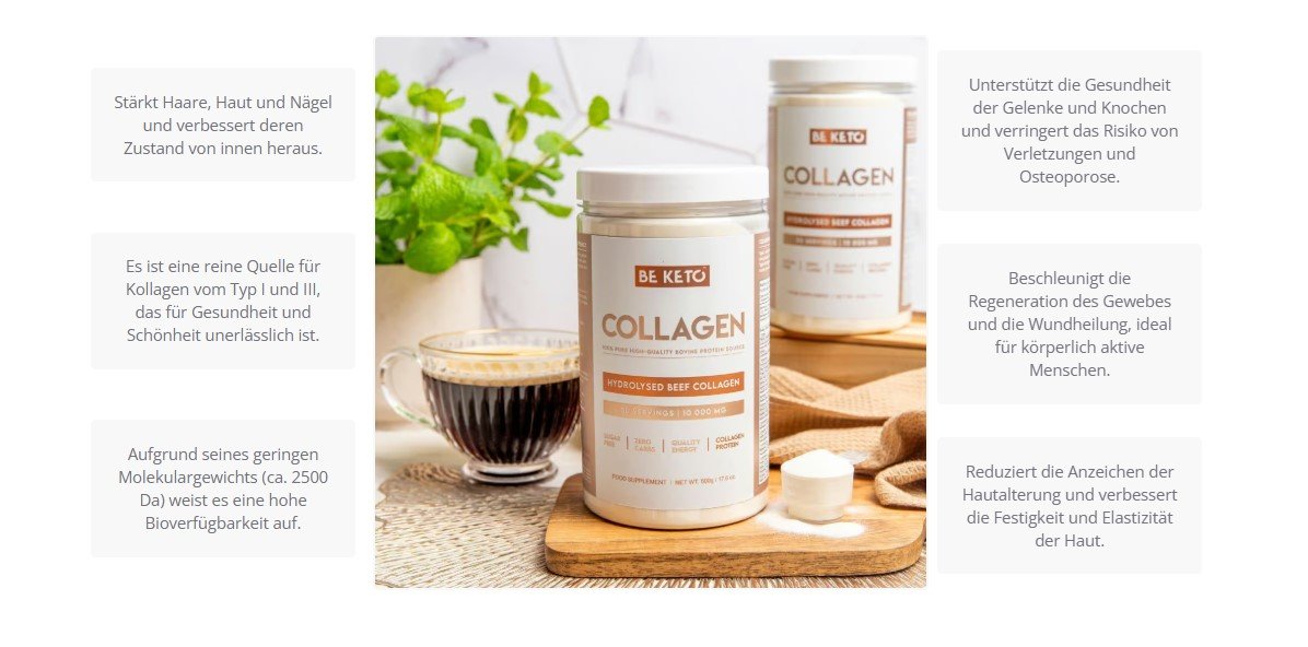 Premium Reines Rinderkollagen Geschmacksneutral 500g Hydrolysiertes Typ I & III 4 Premium Reines Rinderkollagen Geschmacksneutral 500g Hydrolysiertes Typ I & III – Bild 4