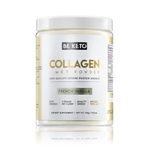 Premium Kollagen + MCT-Öl – Französische Vanille (300 g) Haut, Haare & Nägel Stabiler Energiekick durch MCT